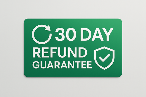 30 day refund guarantee